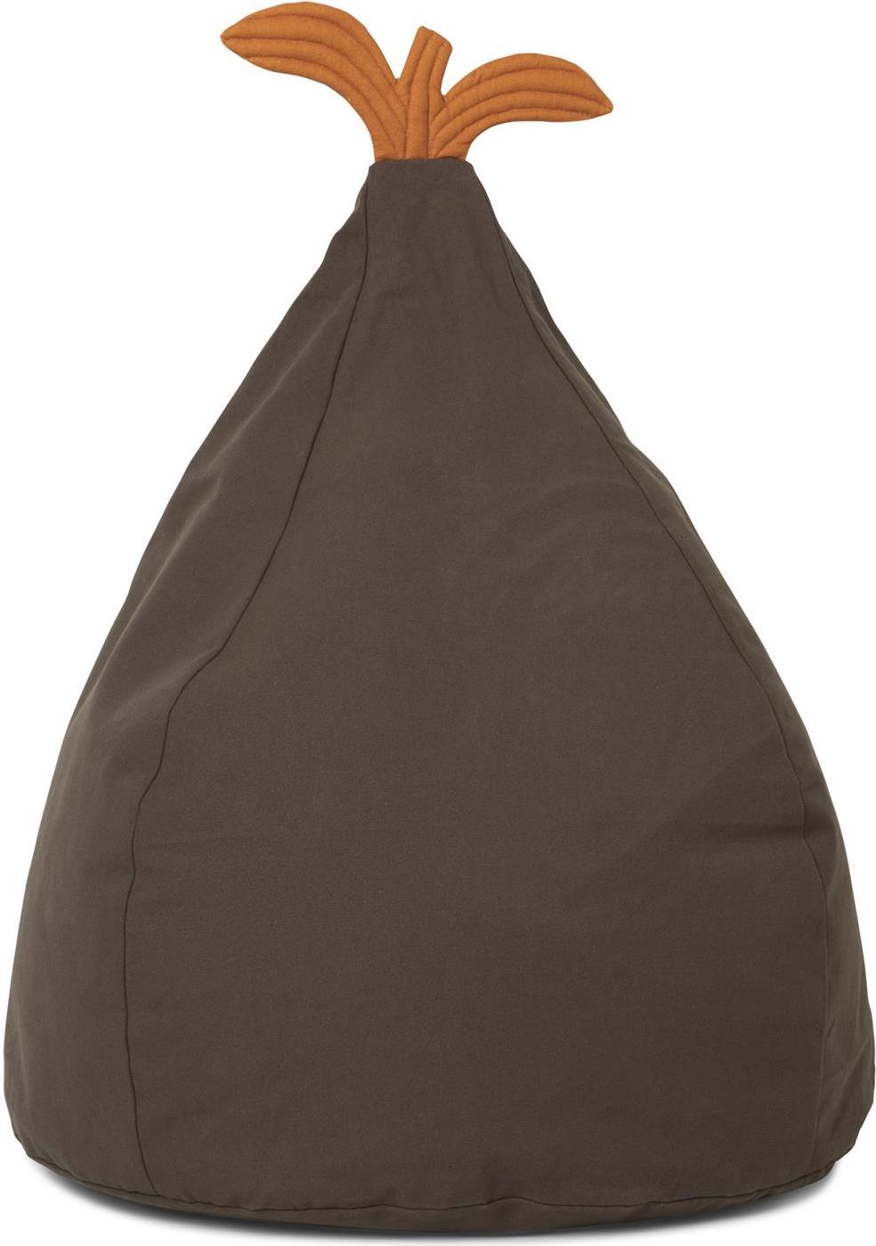 Puf Pear ciemnozielony