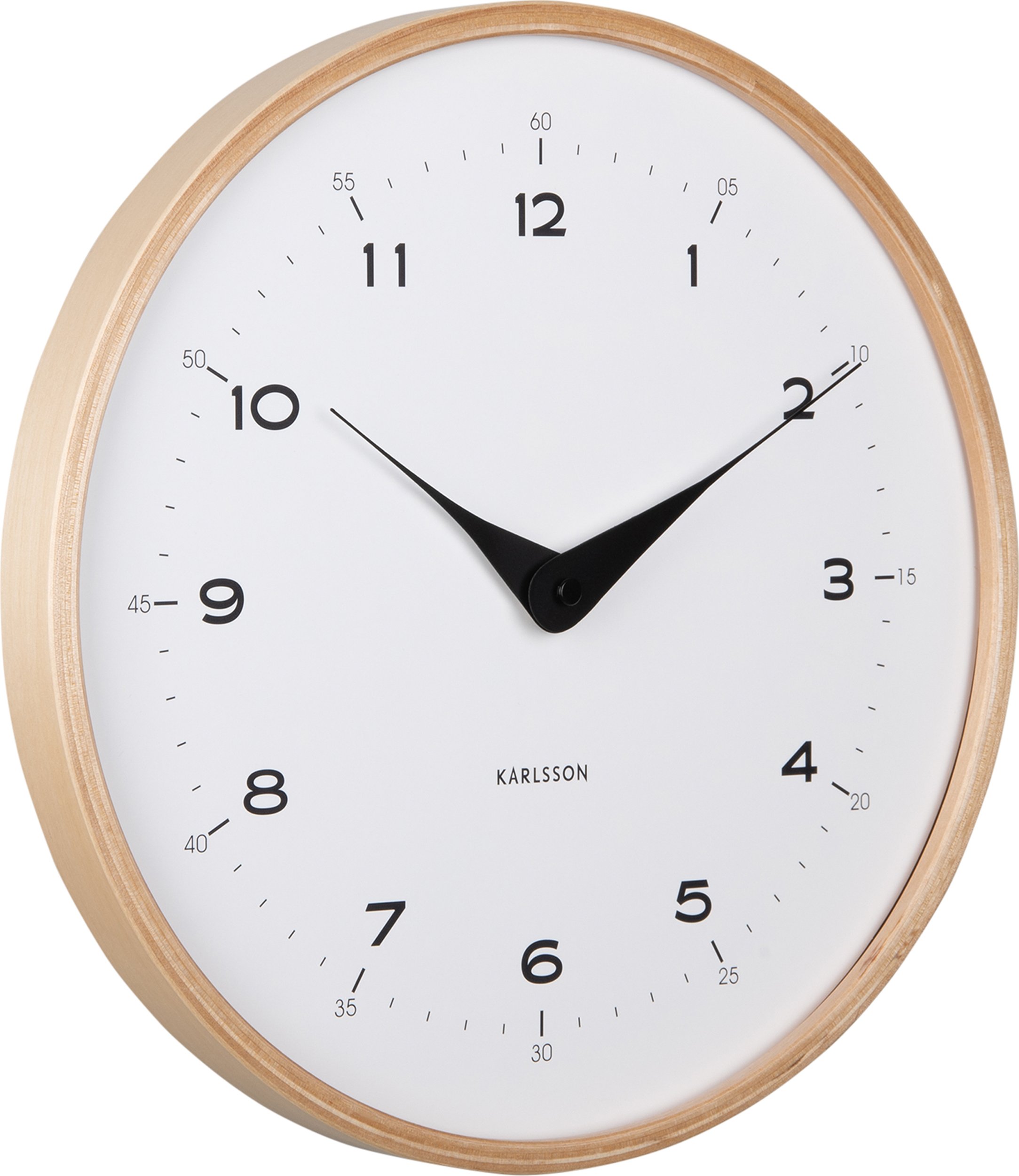 Zegar ścienny Osado Dome biały