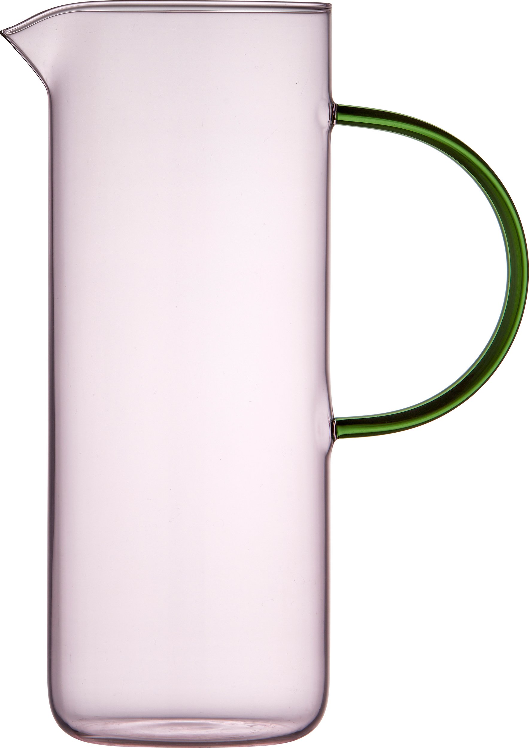 Dzbanek Torino 1,1 l różowo-zielony
