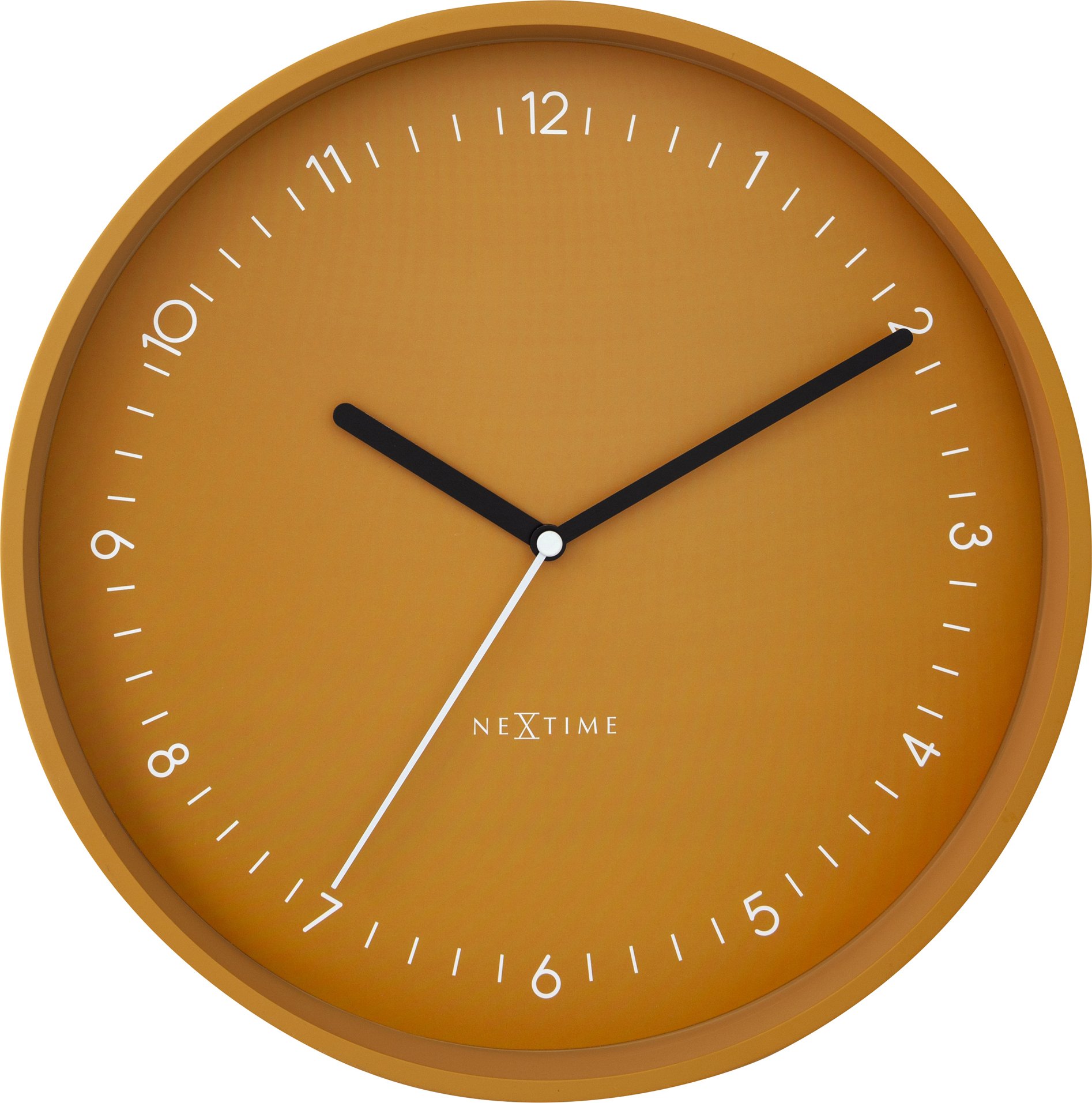 Zegar ścienny Berlin musztardowy