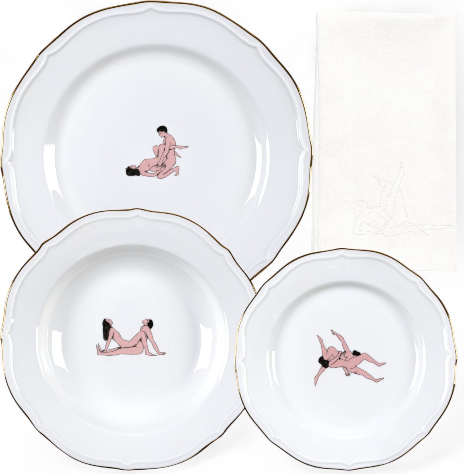 Zestaw obiadowy Seikantai5271 Arched 4 el.