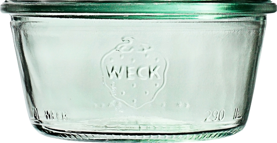 Słoik Weck rozszerzający się ku górze 290 ml niski