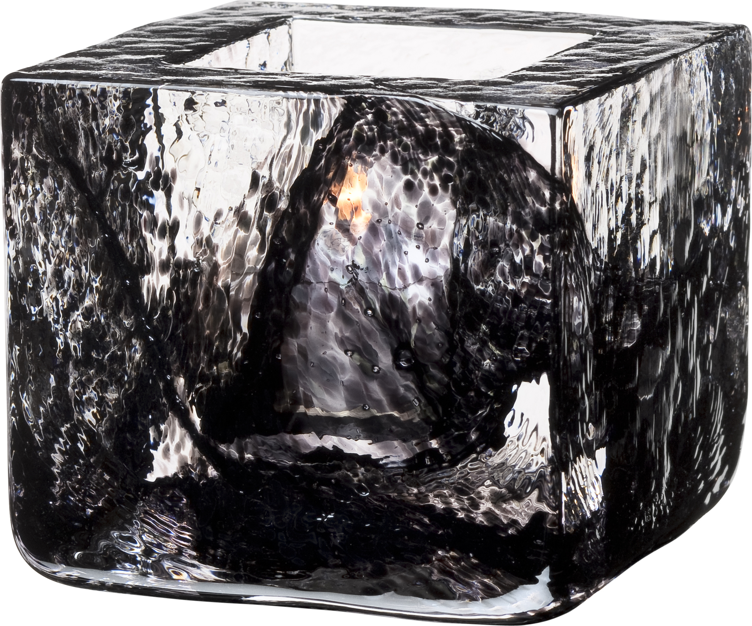 Świecznik na tealighty Brick czarny