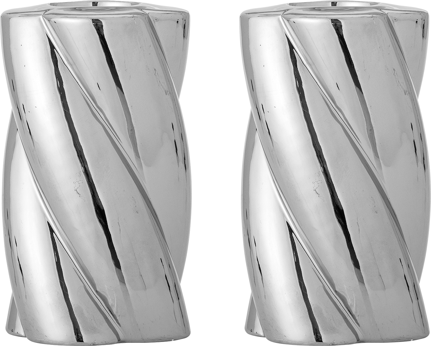 Świeczniki na klasyczne świece lub tealighty Silvia 2 szt.