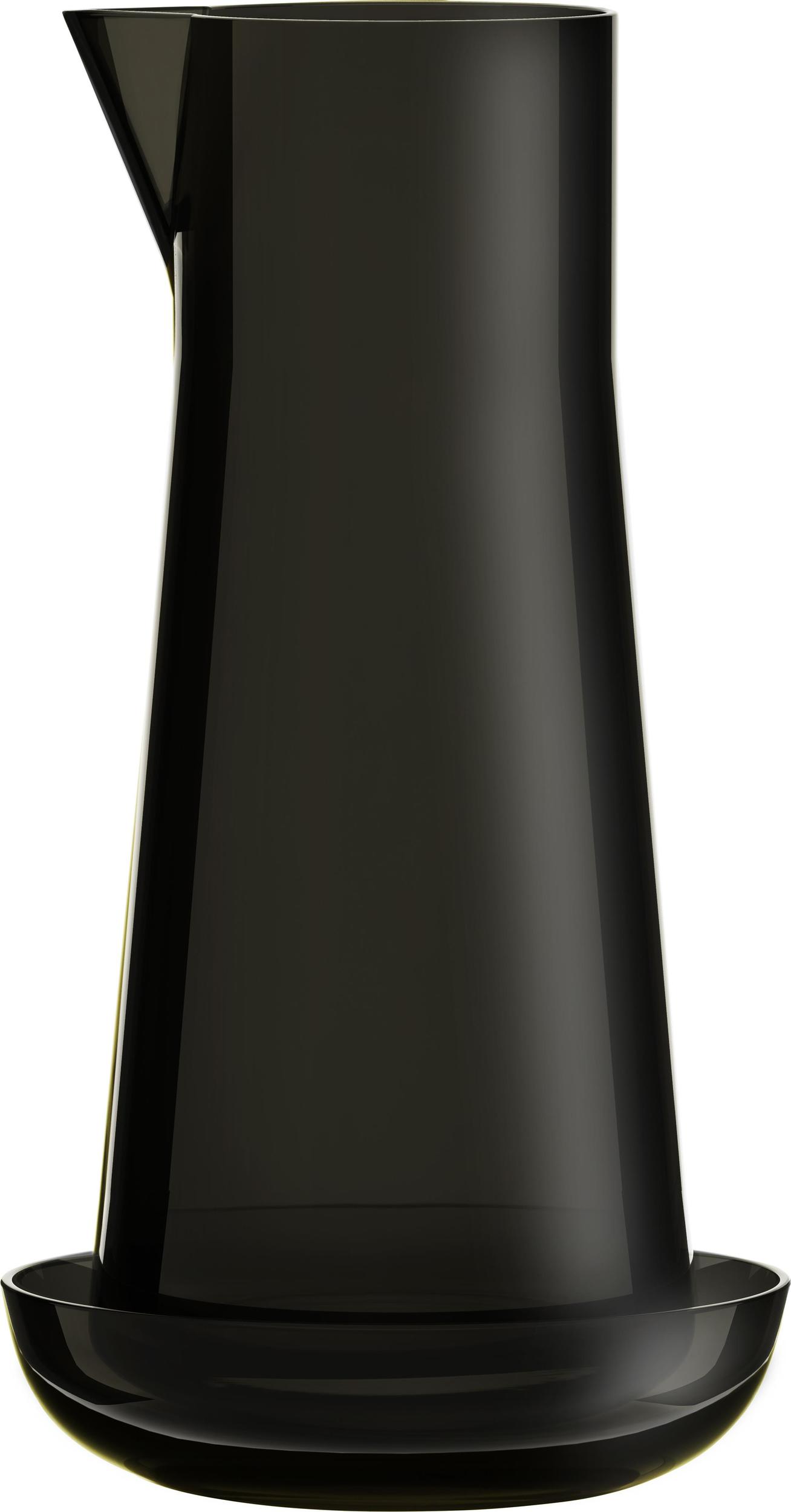 Karafka Informal 1 l czarna z misą 2 el.