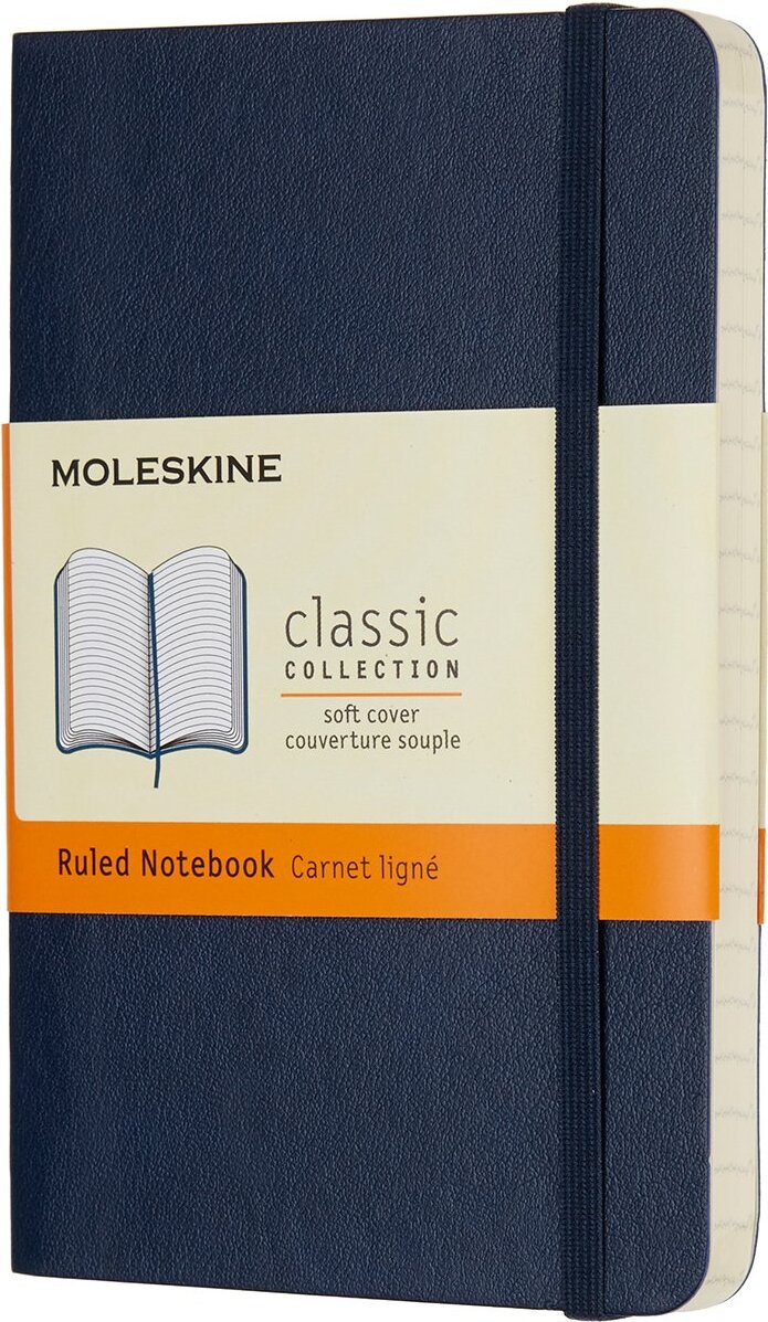 Notes w linię Moleskine P szafirowy miękka oprawa