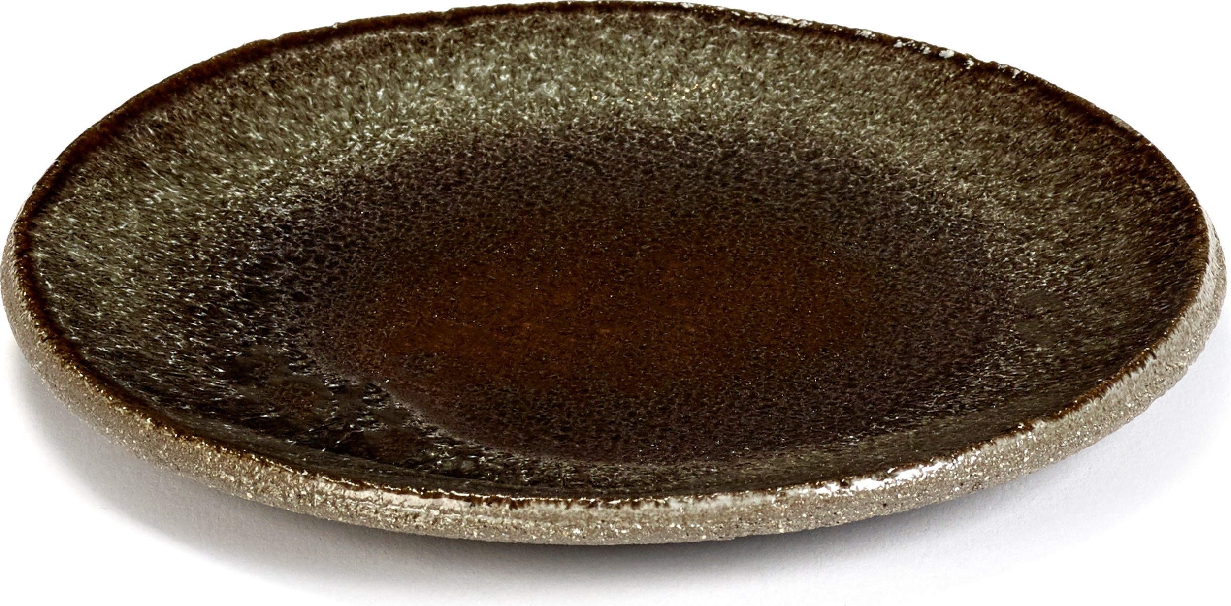 Talerz deserowy FCK 14 cm brązowy