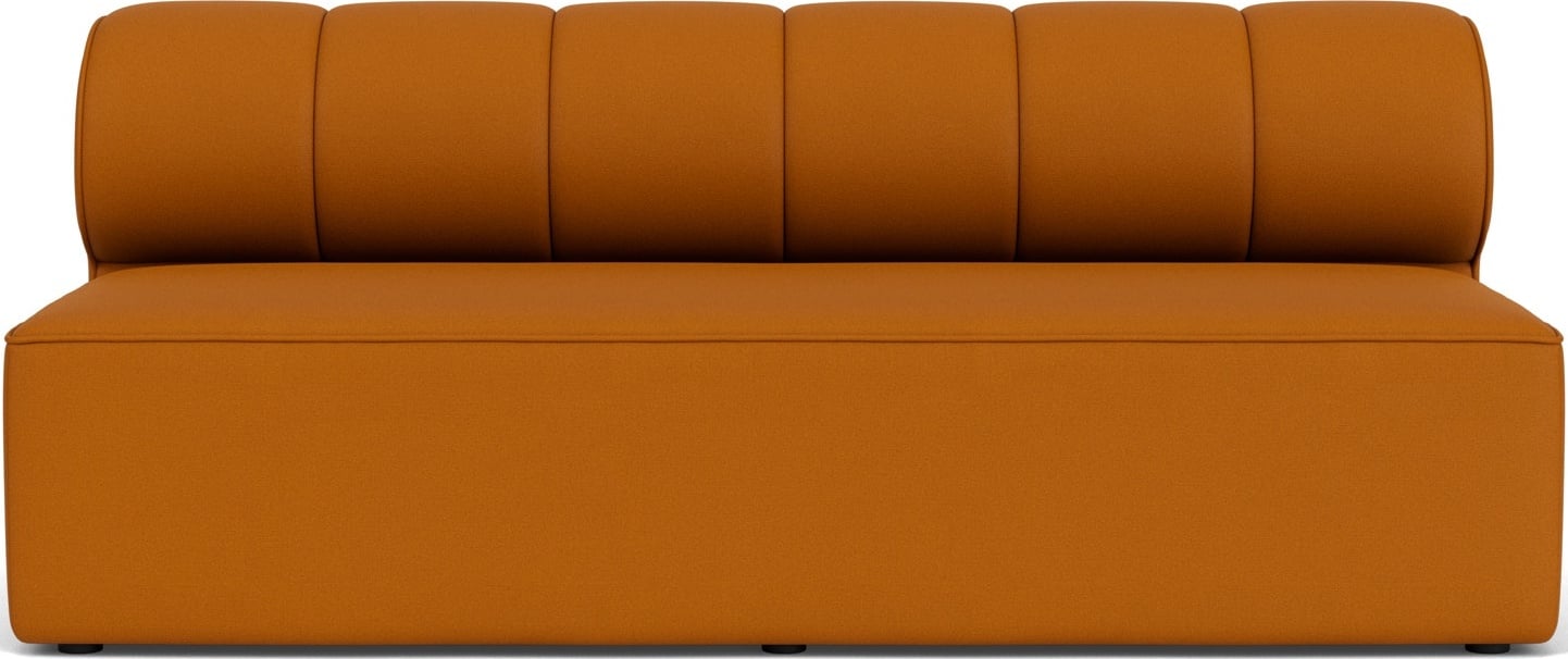 Element środkowy sofy modułowej Eave Seamline 172 cm ciemnopomarańczowy