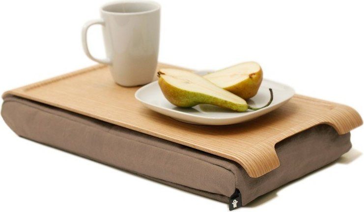Taca Mini Laptray naturalna z piaskową poduszką