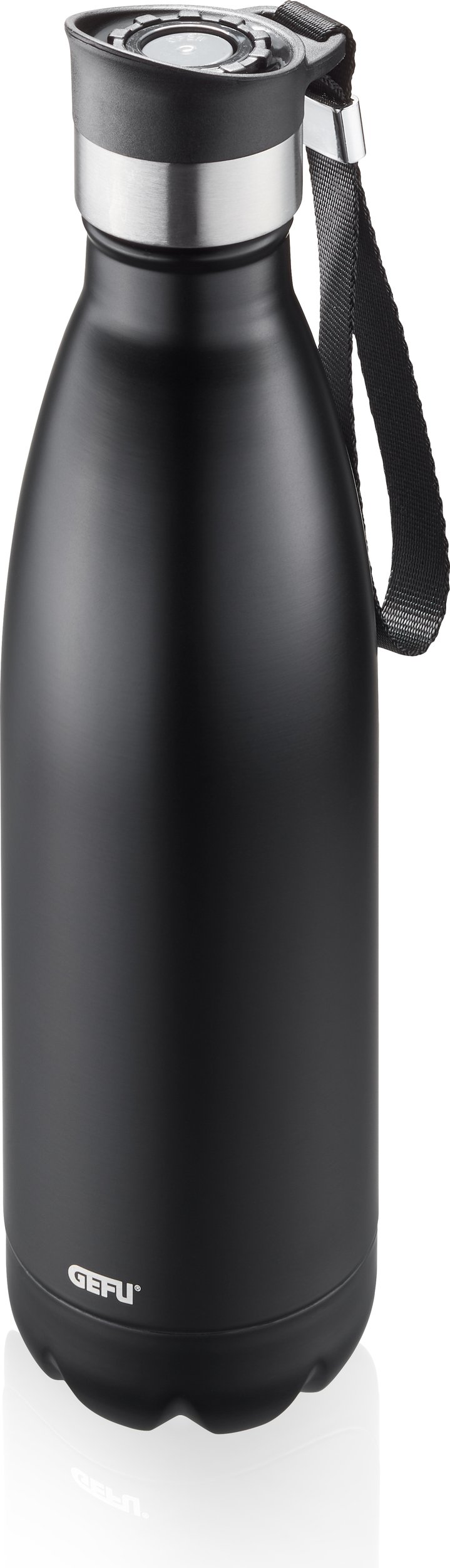 Butelka termiczna z uchwytem Olimpio 500 ml czarna