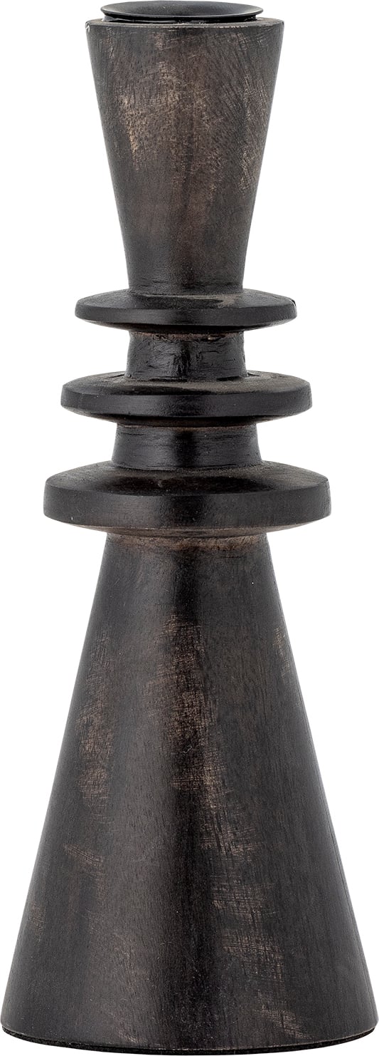 Świecznik na klasyczną świecę Armel 20 cm czarny