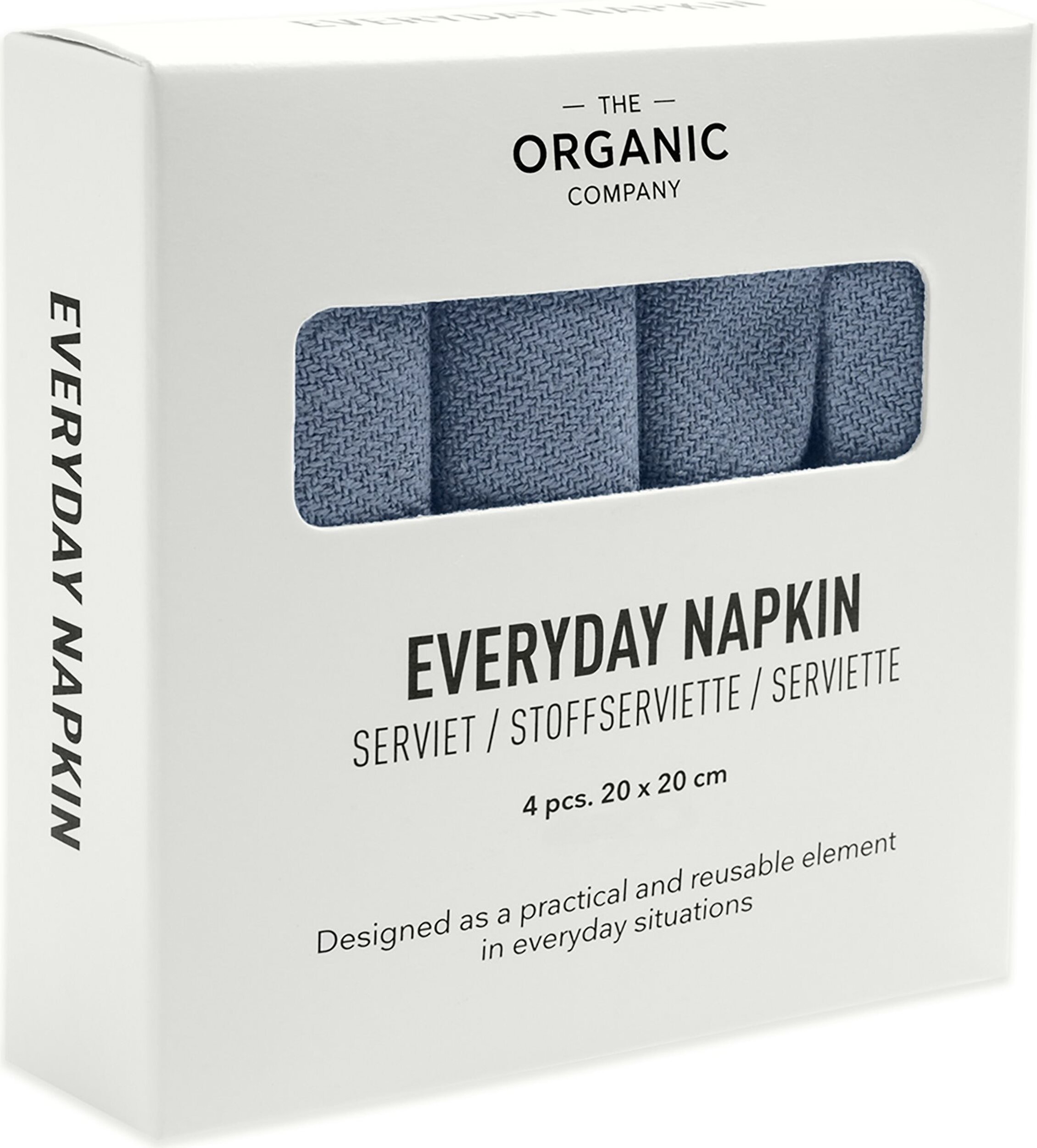 Serwetki Everyday 20 x 20 cm szaroniebieskie 4 szt.