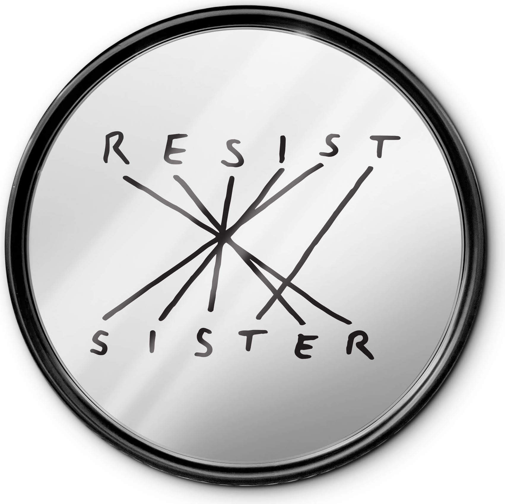 Lustro ścienne Resist Sister