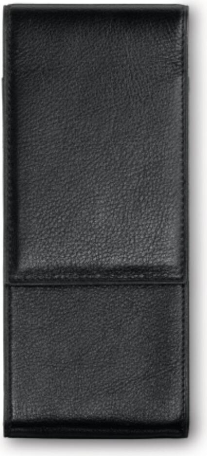 Etui na pióro lub długopis Lamy gładkie czarne z 3 przegródkami