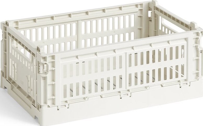Kosz do przechowywania Hay Colour Crate S zgaszona biel