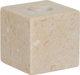 Świecznik na klasyczną świecę Savi 5 cm beżowy