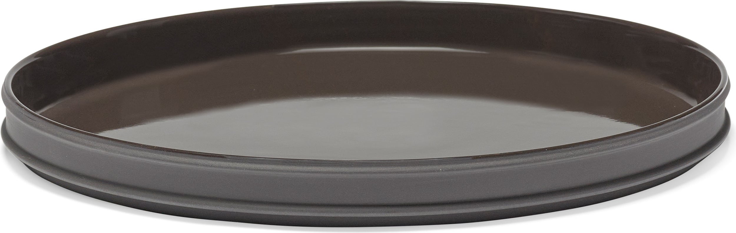 Talerz obiadowy Dune 28 cm brązowy