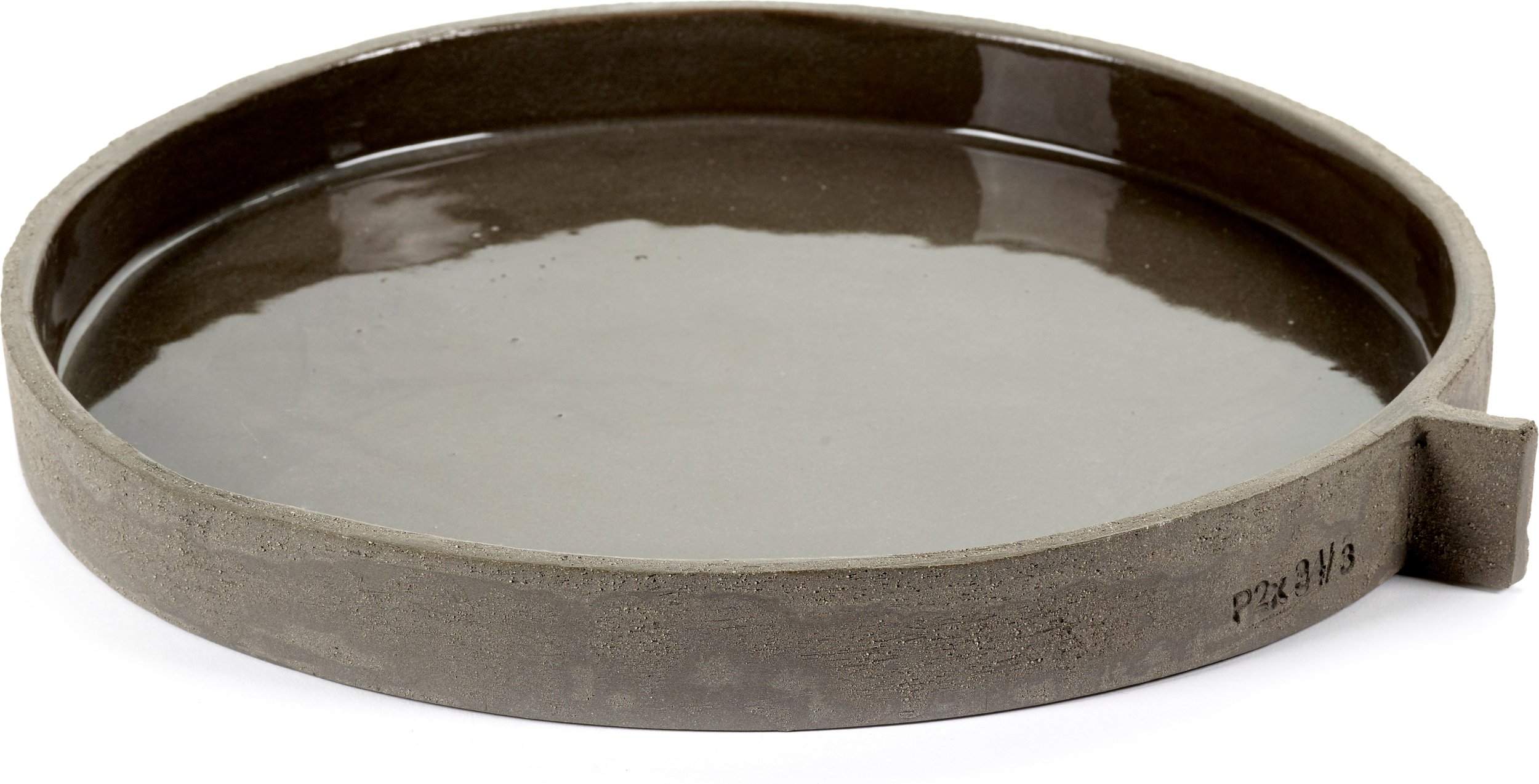 Talerz do serwowania FCK 36,5 cm brązowy