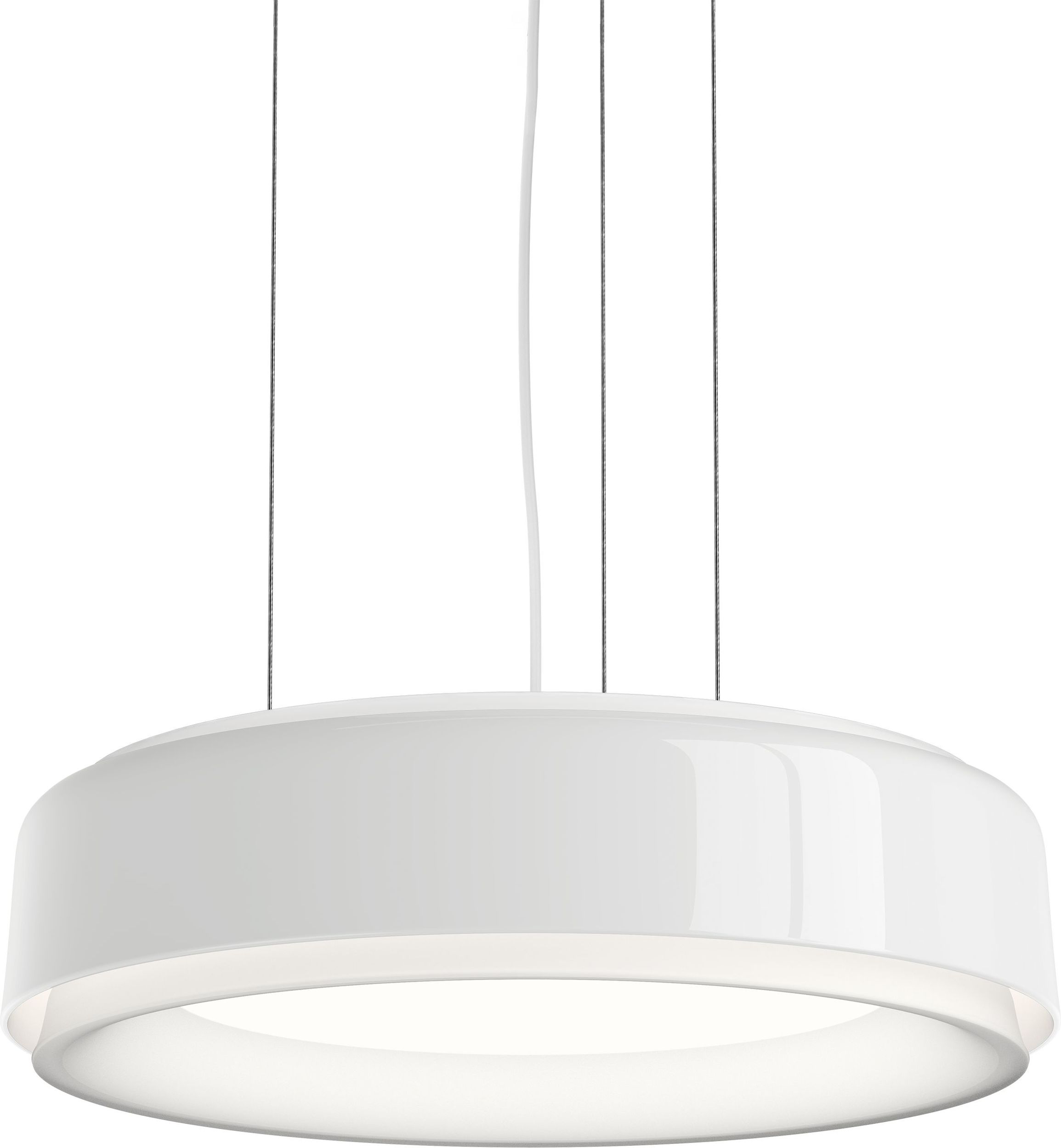 Lampa wisząca LP Grand Suspended LED 4000K 32 cm biała ściemnianie fazowe Main Dimm