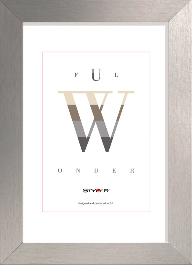 Ramka na zdjęcia Sanremo 30 x 40 cm srebrna ciemna