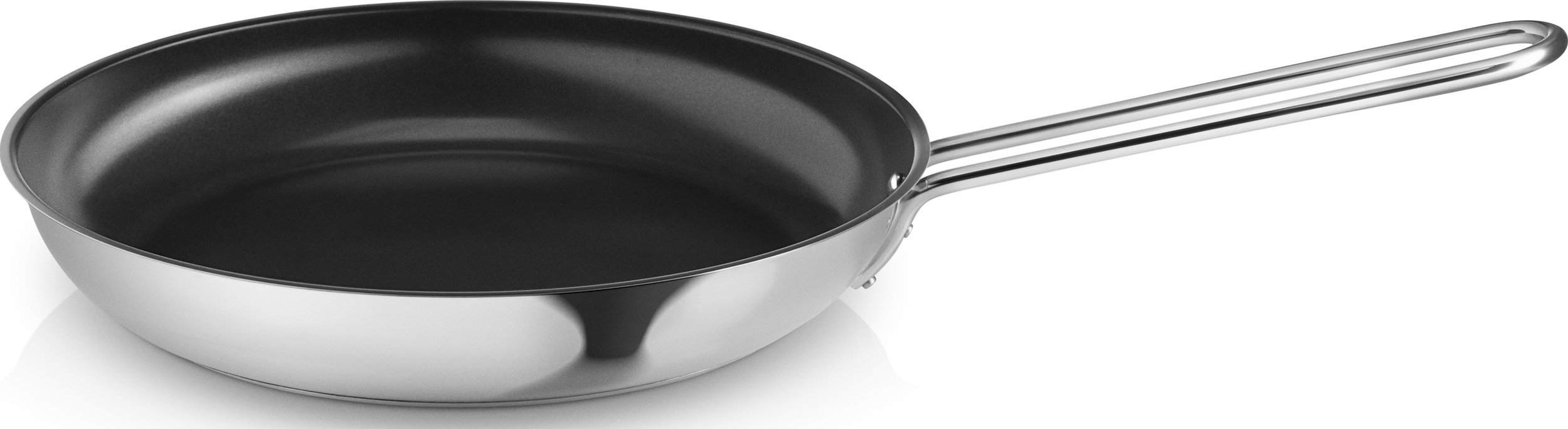 Patelnia Eva Trio 30 cm stal nierdzewna z powłoką Slip-Let