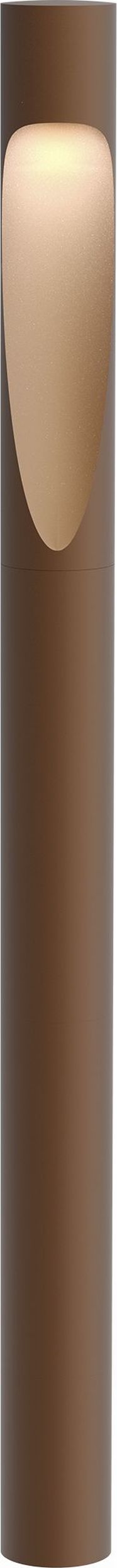 Lampa ogrodowa Flindt LED 3000K 69,5 cm brązowa z mocowaniem kołkiem bez adaptera