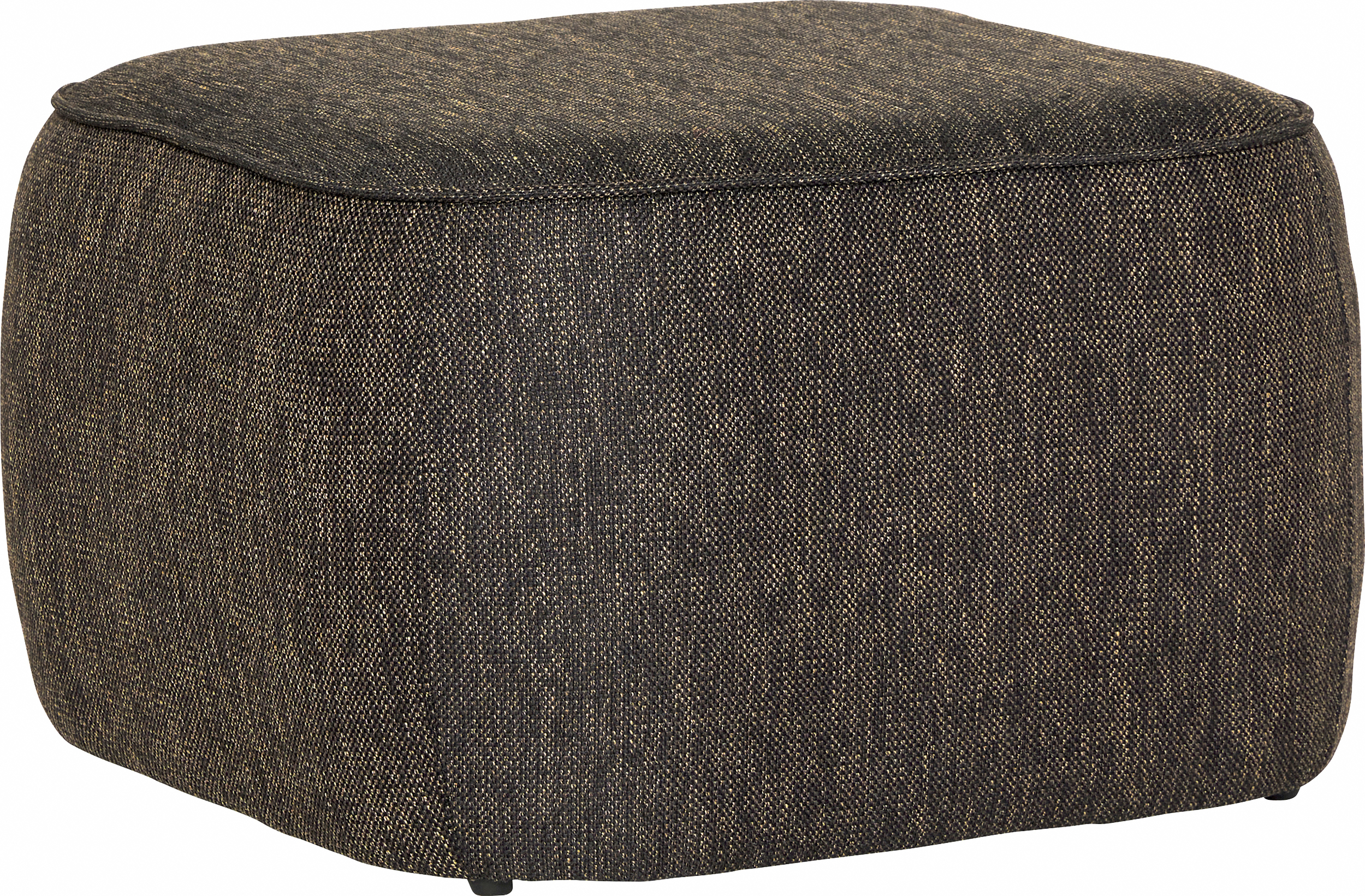 Puf Cube 39 x 57 cm ciemnobrązowy