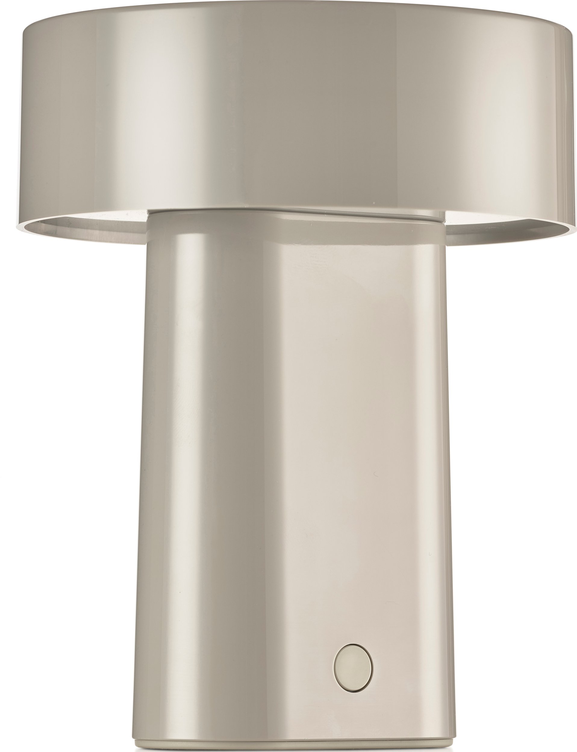 Lampa stołowa bezprzewodowa Oblong ciepłoszara