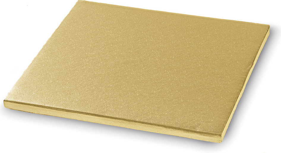 Podkład pod tort Silikomart 35 x 35 cm złoty