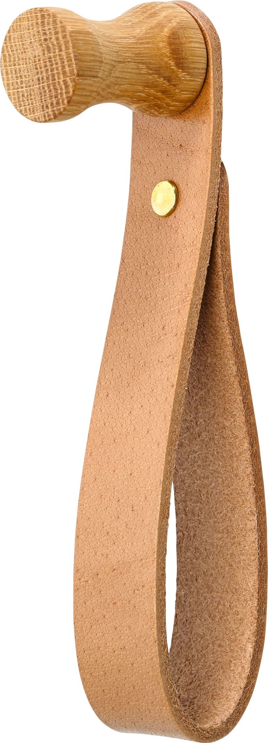 Haczyk ścienny Trapeze naturalny dąb