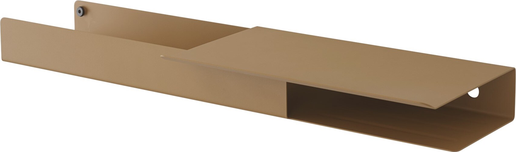 Półka ścienna Folded 62 x 5,4 cm pomarańczowa