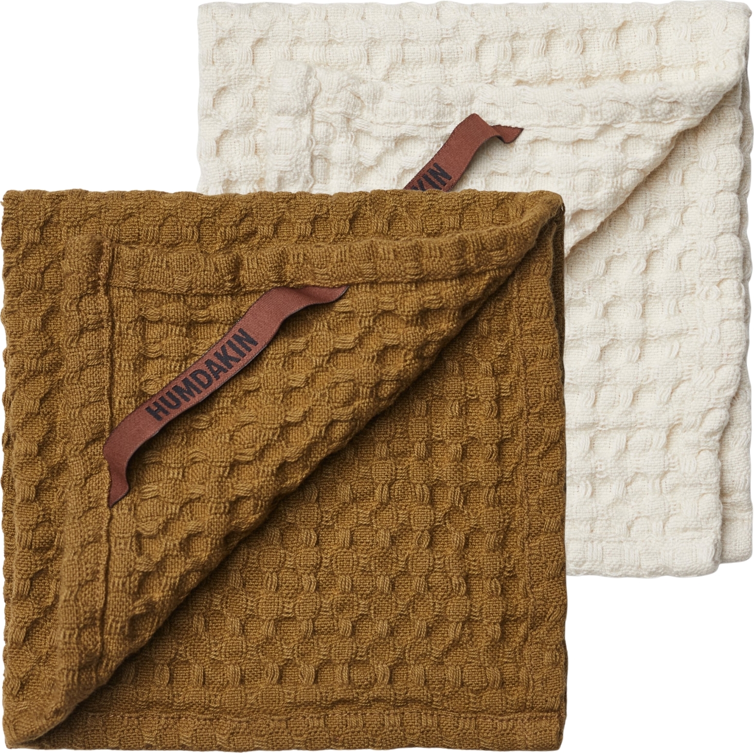 Ściereczki do naczyń Humdakin Waffel 28 x 28 cm jasnobrązowa i kremowa 2 szt.