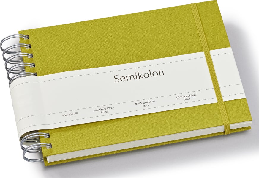 Album na zdjęcia Uni Mini Mucho zieleń matcha z białymi kartami