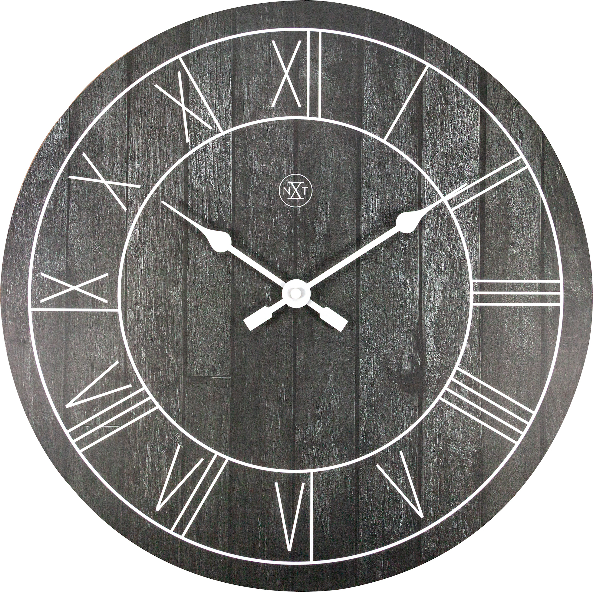 Zegar ścienny Paul ciemny drewniany