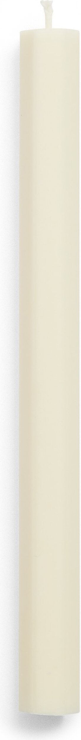 Świeca Hexagon zgaszona biel