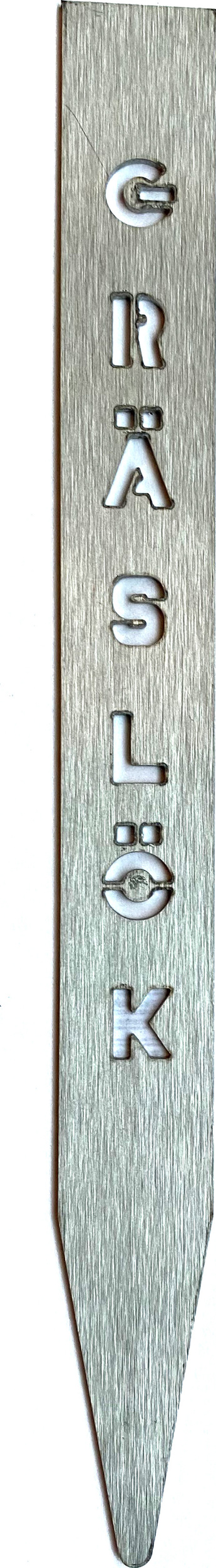 Znacznik do ziół Born in Sweden Gräslök ze stali nierdzewnej