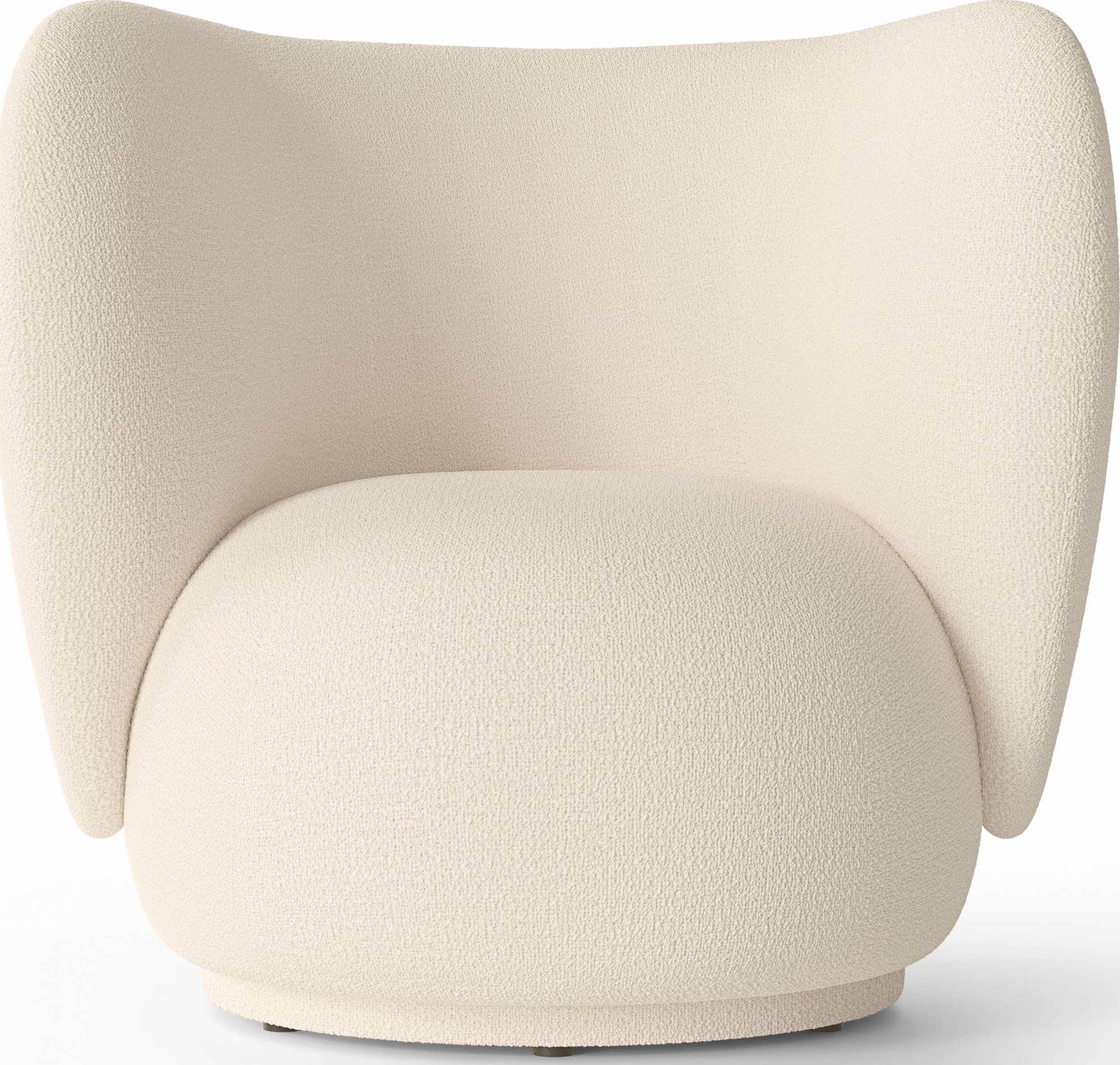 Fotel Rico Wool Bouclé kremowy