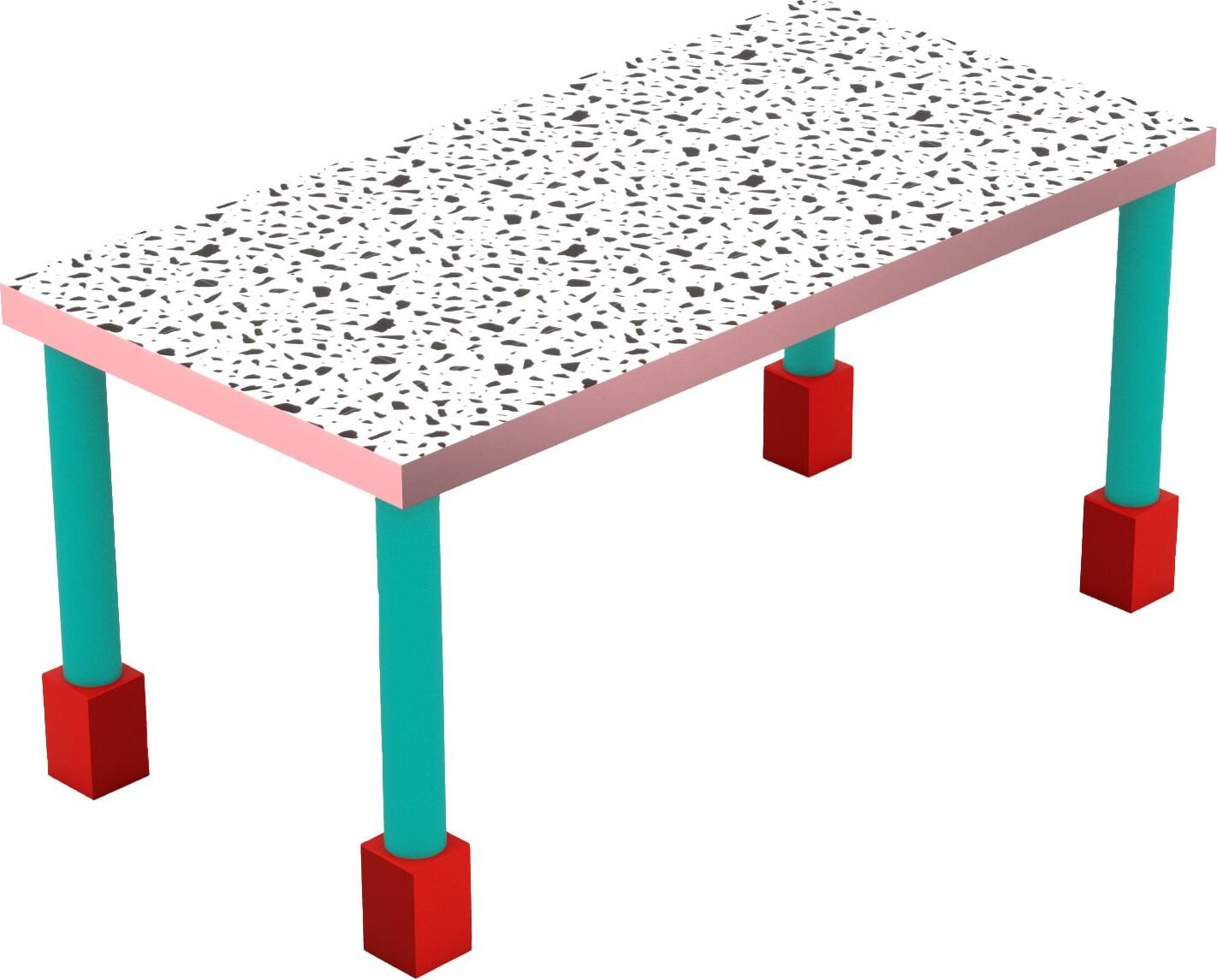Stół Seletti Supertable terrazzo