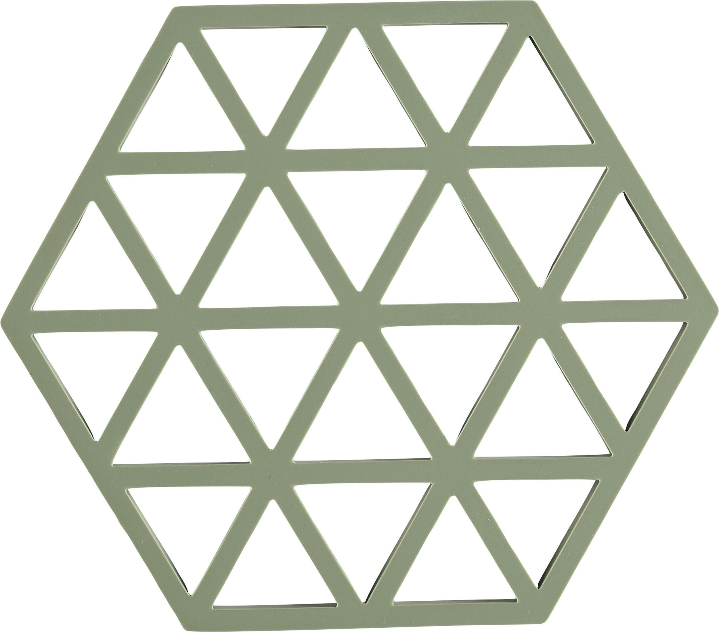 Podstawka pod gorące naczynia Triangles zielona