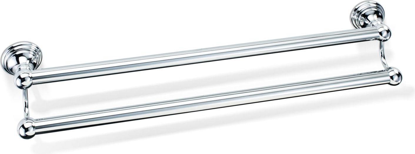 Wieszak reling na ręczniki Decor Walther Classic 60 cm chrom podwójny