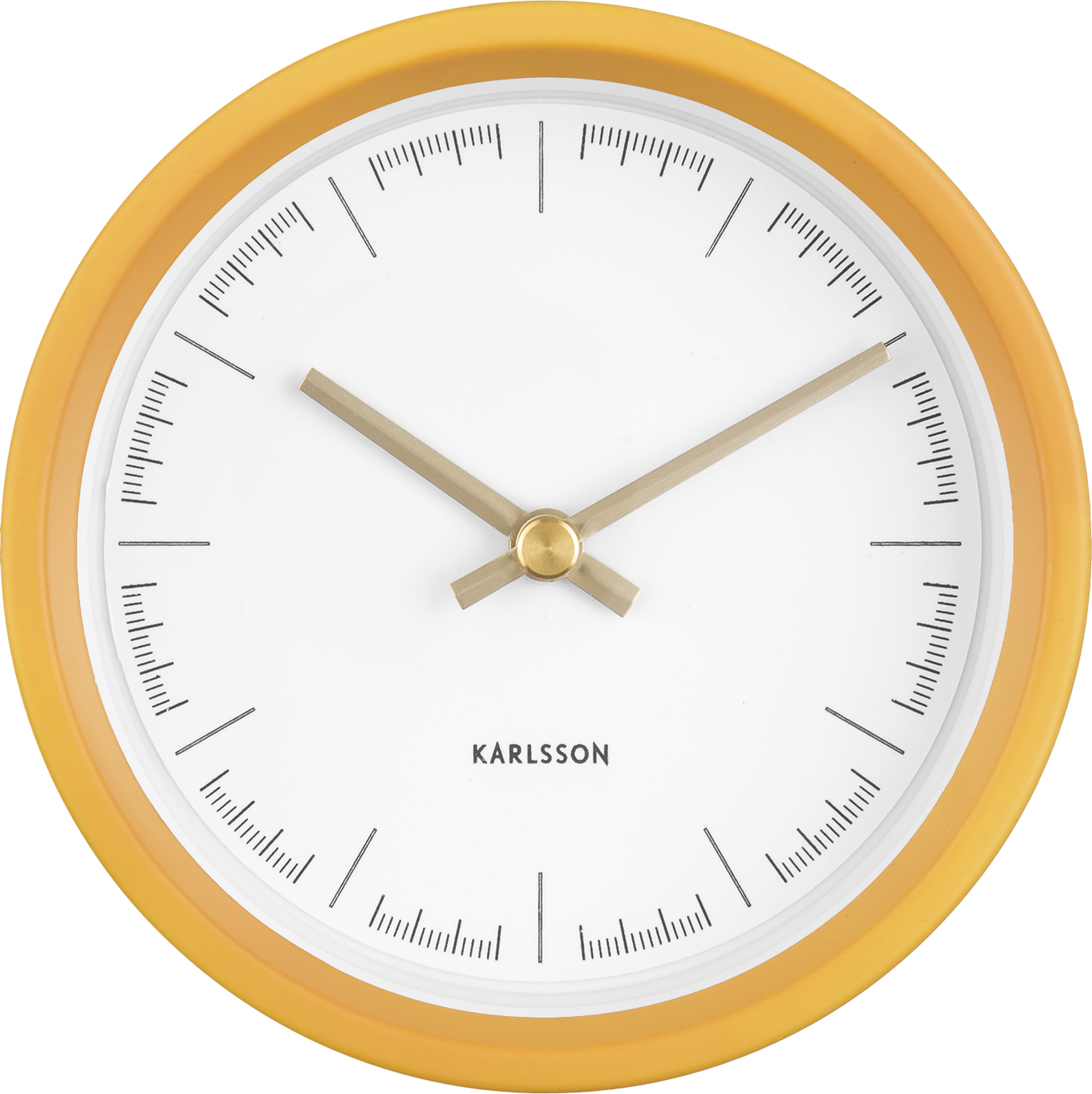 Zegar ścienny Dense ochra