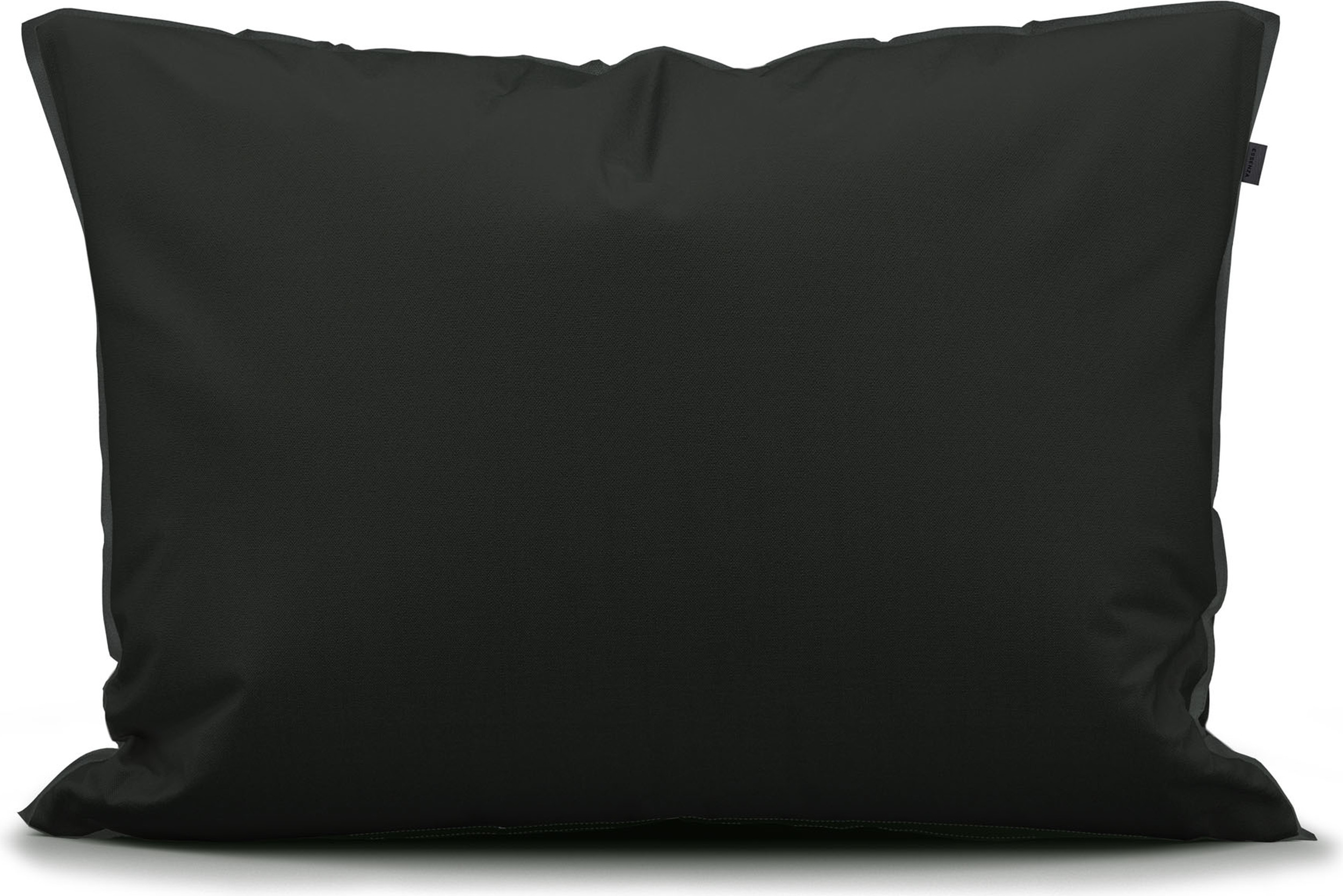 Poszewka na poduszkę Minte antracytowa 60 x 70 cm