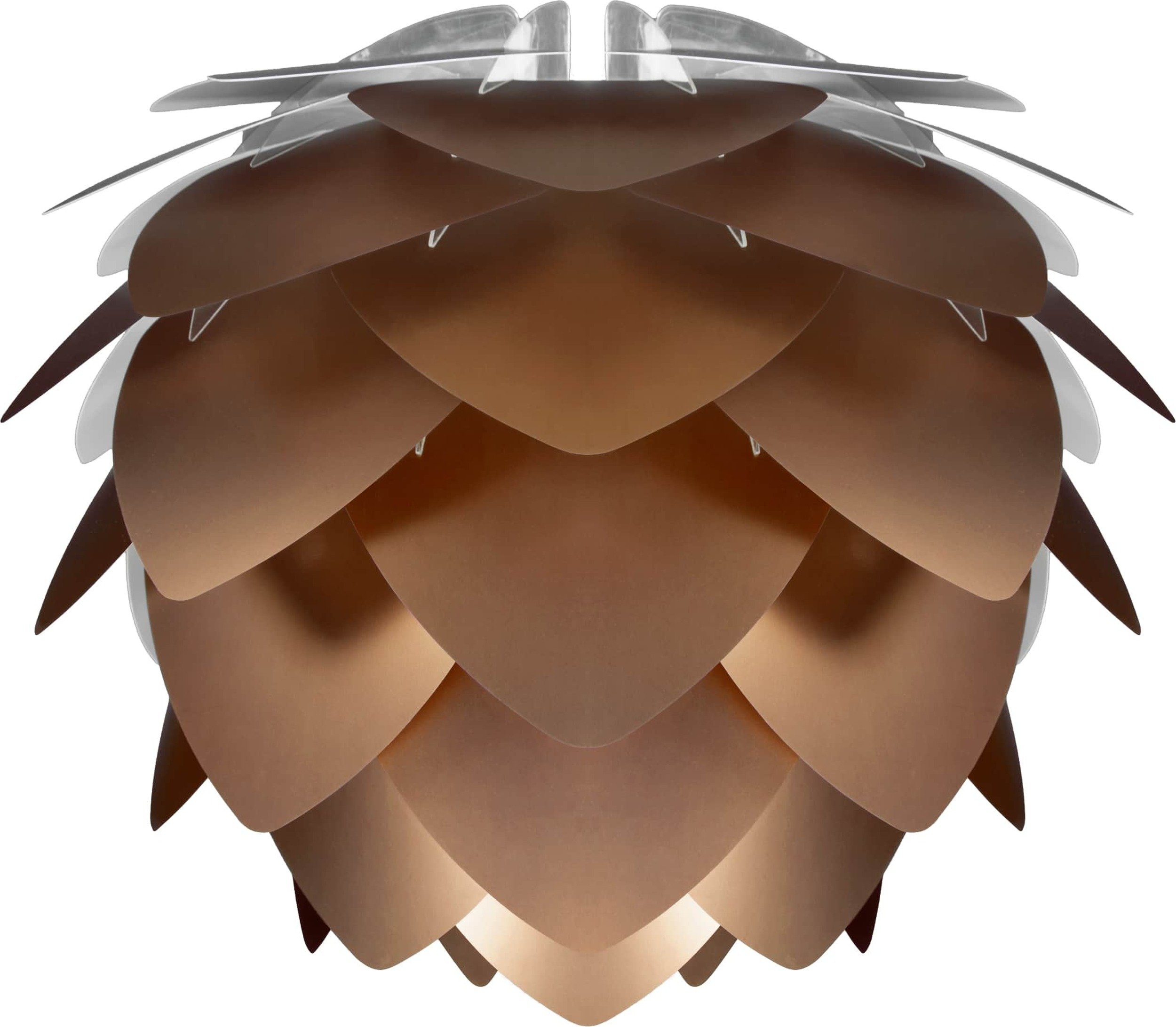 Lampa Silvia 32 cm brązowa