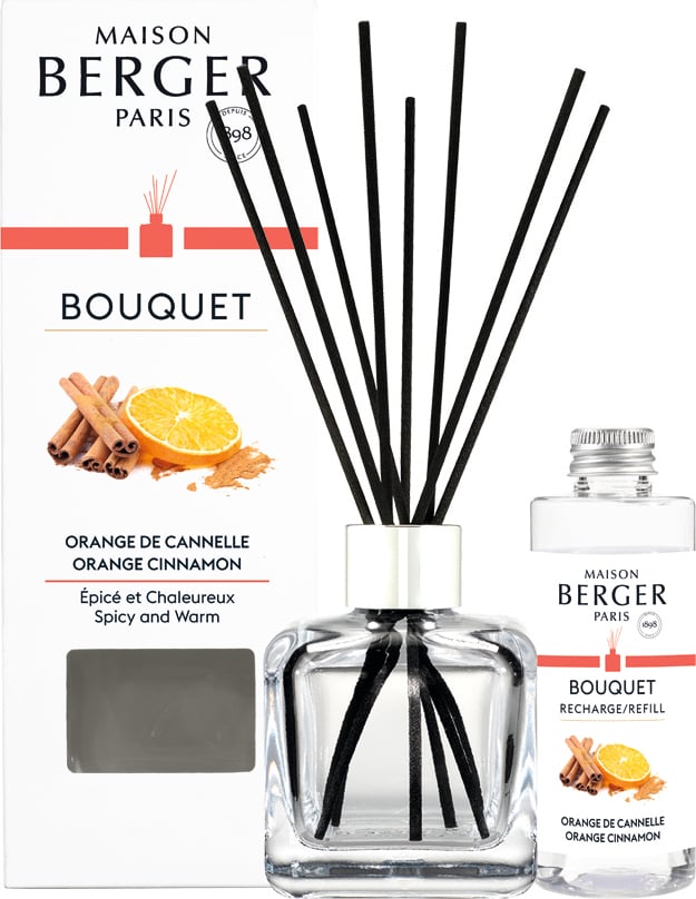 Dyfuzor zapachowy Cube z zapachem Orange Cinnamon