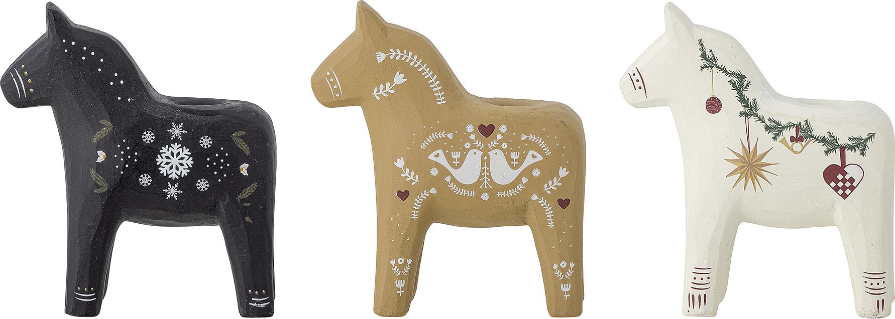 Figurki dekoracyjne Siffer konie 3 szt.