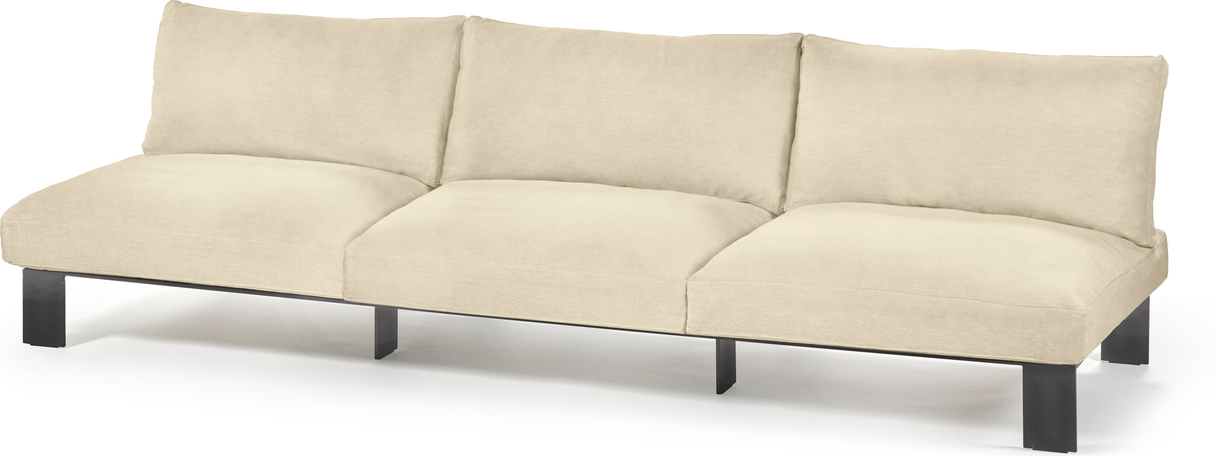 Sofa modułowa trzyosobowa Serax 273 cm beżowa