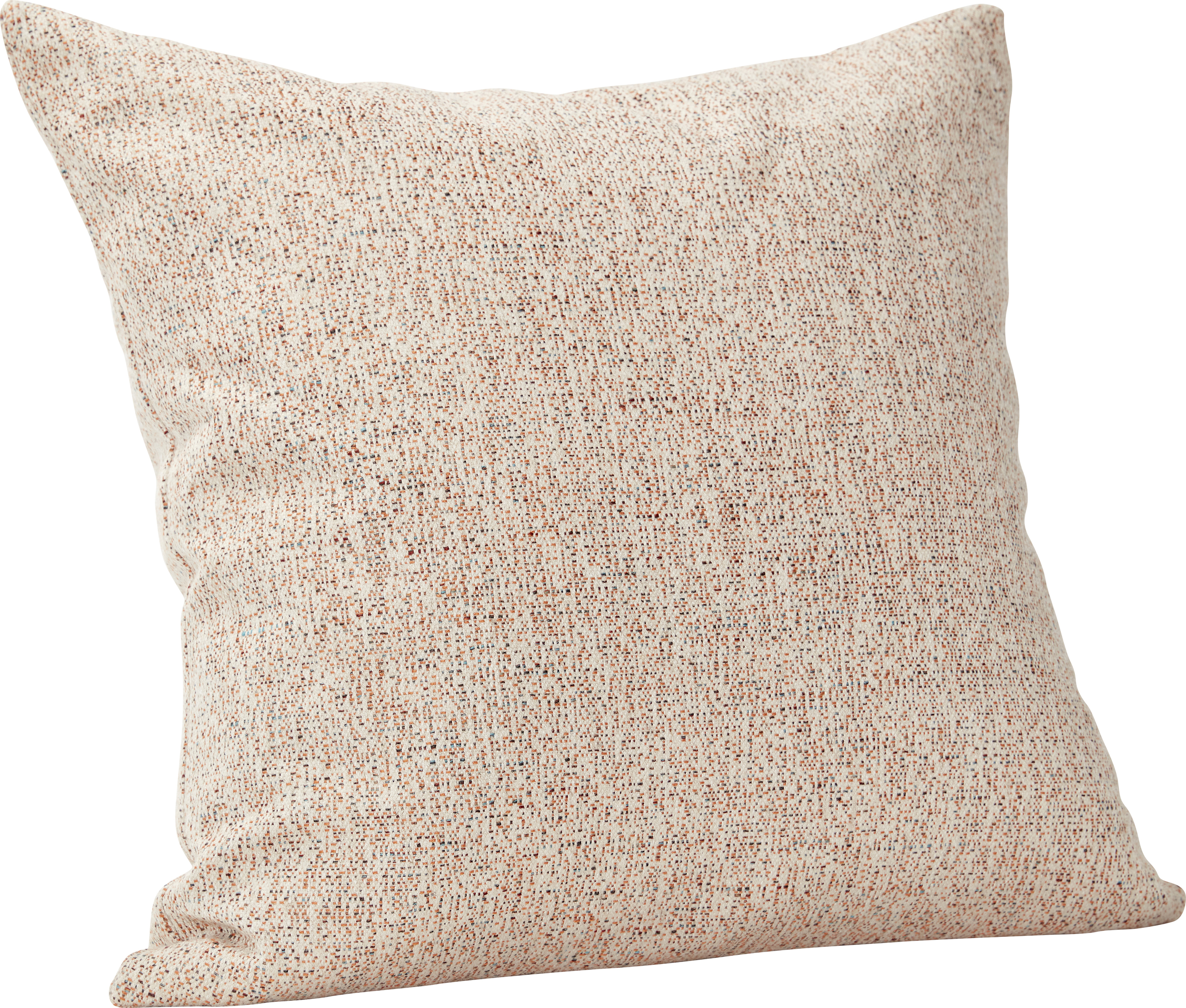 Poduszka Hübsch 60 x 60 cm beżowo-pomarańczowa