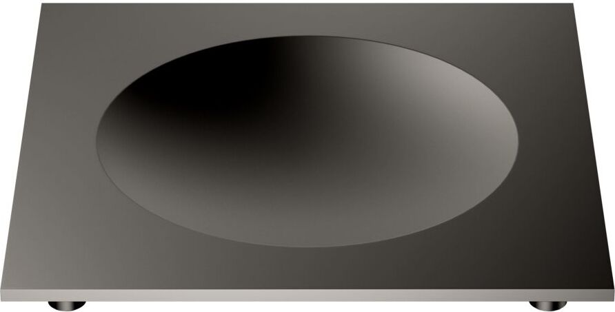 Mydelniczka Corner kwadratowa ciemny metal mat
