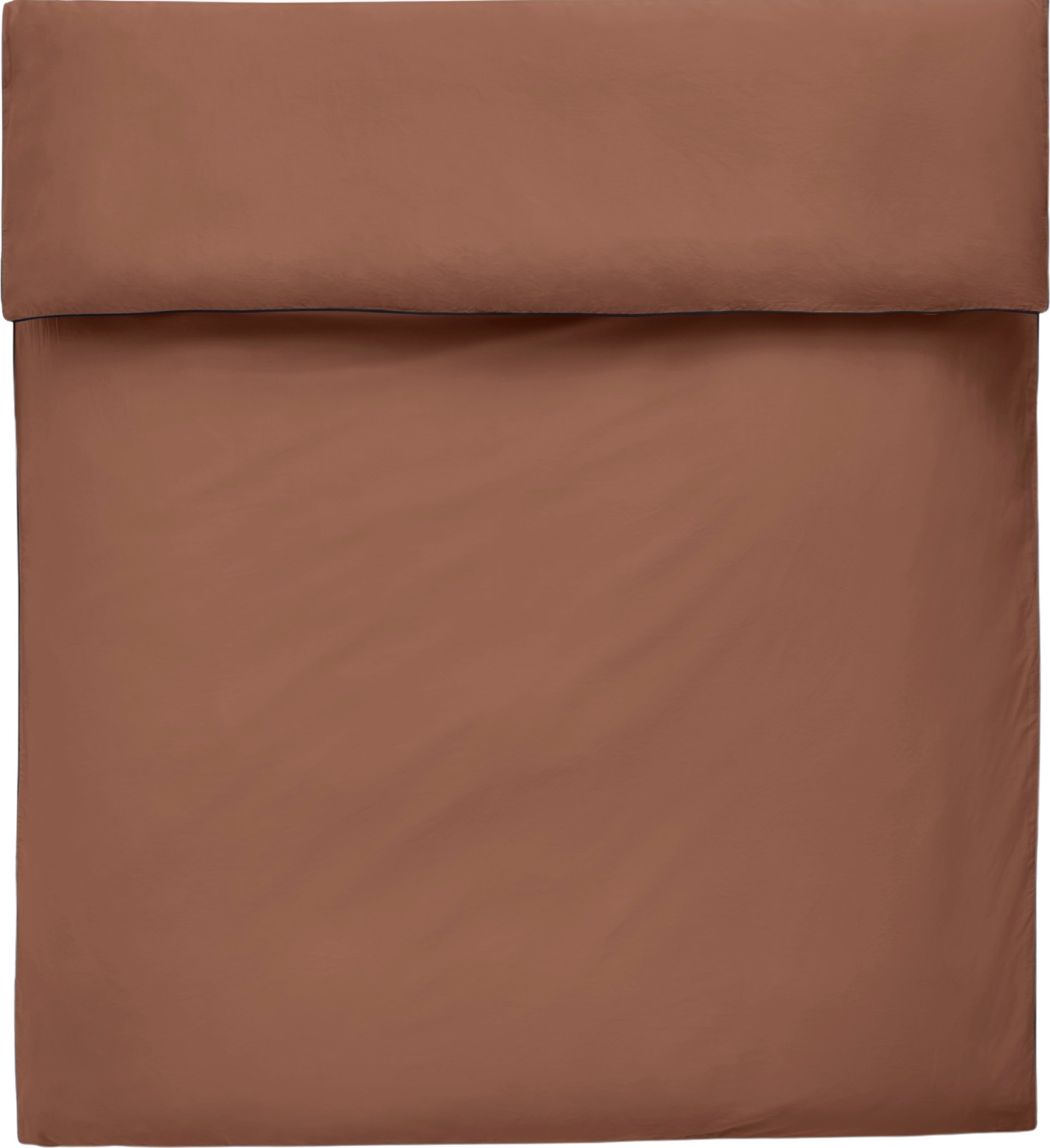 Poszewka na kołdrę Outline 240 x 220 cm czekoladowa