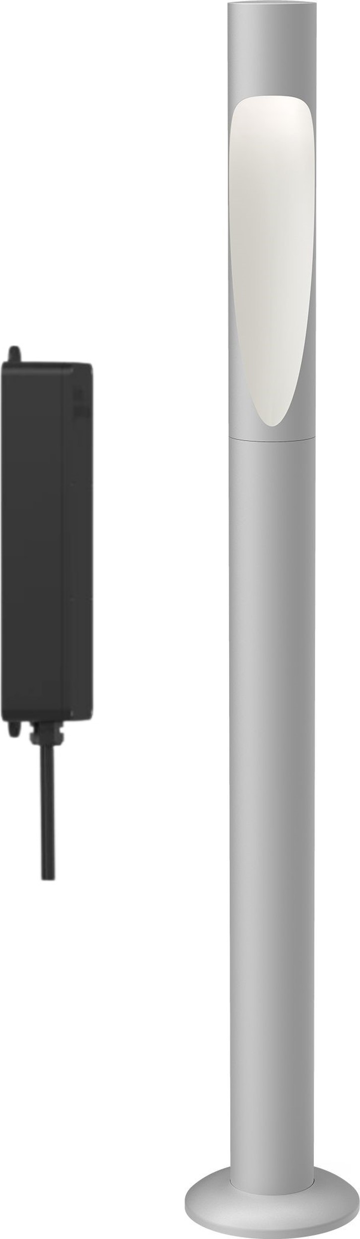 Lampa ogrodowa Flindt LED 3000K 69,5 cm szara z mocowaniem podstawowym i adapterem